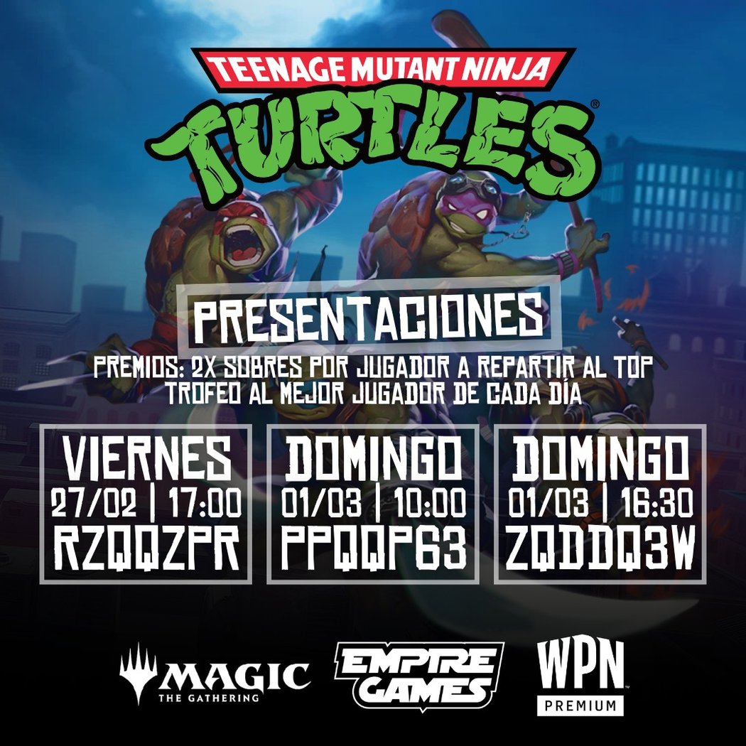 MTG: Presentación: Las Tortugas Ninja 1