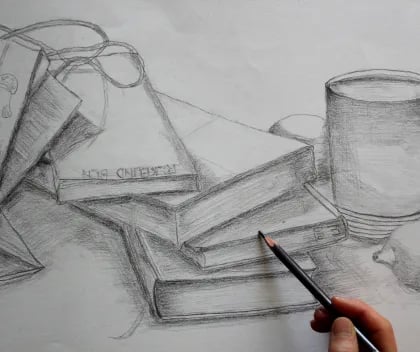 Basic Drawing Techniques: Drawing From an Image with Christine Vineyard 1