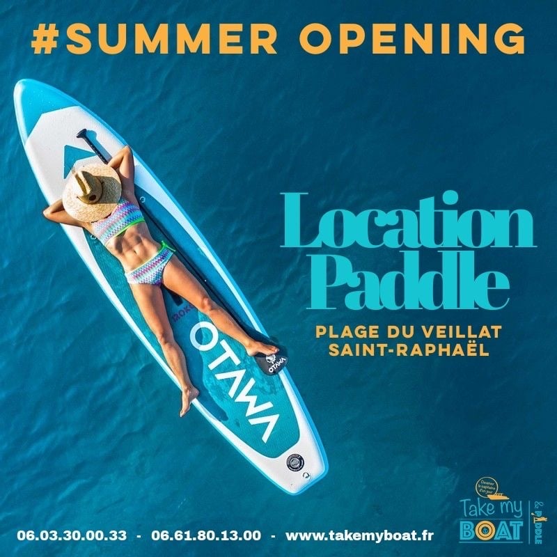 Location Paddle - Kayak de mer - Trottinette des mers | TMB | Take My boat | Saint Raphaël – Fréjus – Estérel 1