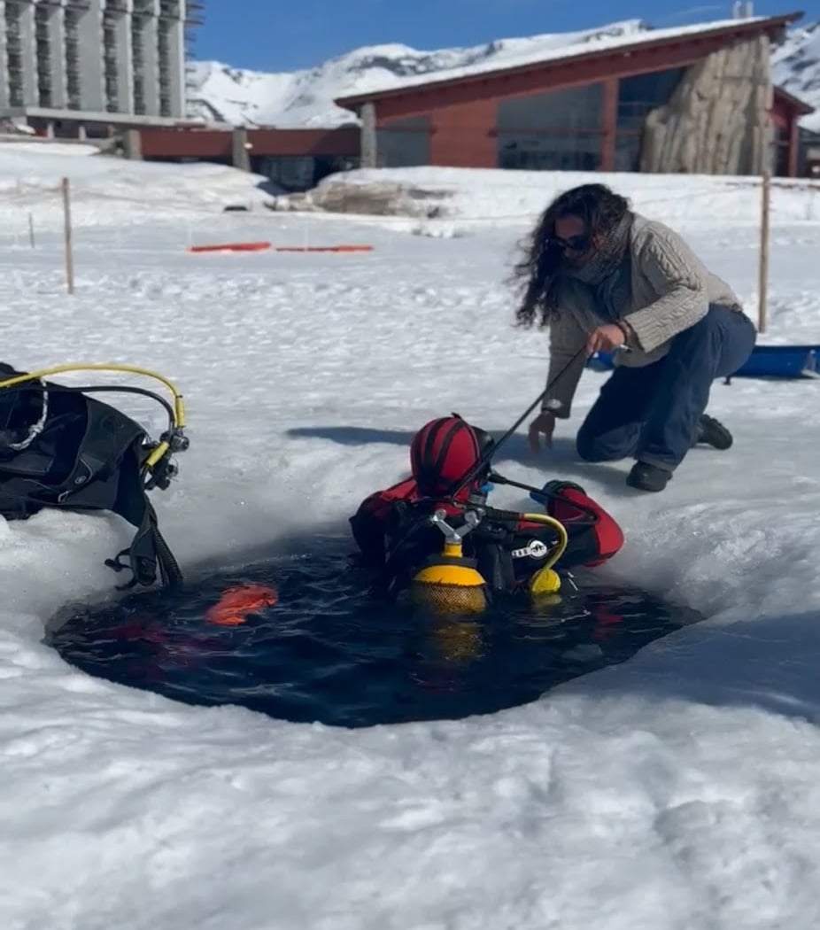 Plongée sous glace et apnée sous glace à Tignes - Evolution 2 2