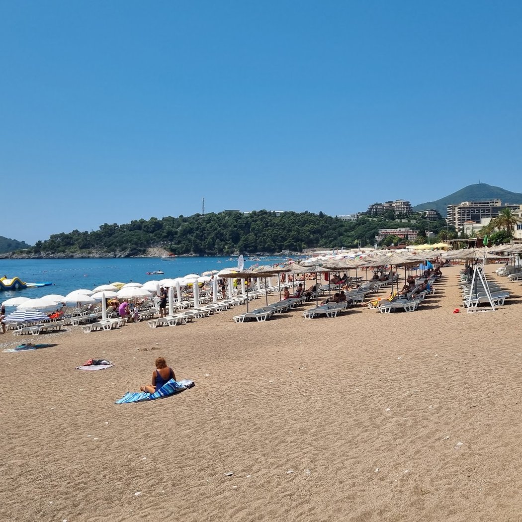 Becici beach 2
