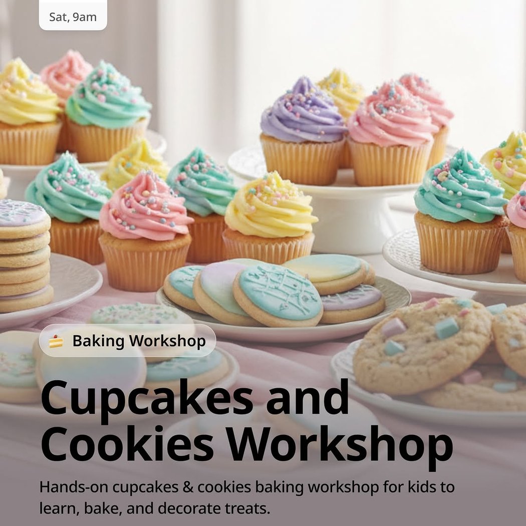 Cupcakes & Cookies Workshop 1