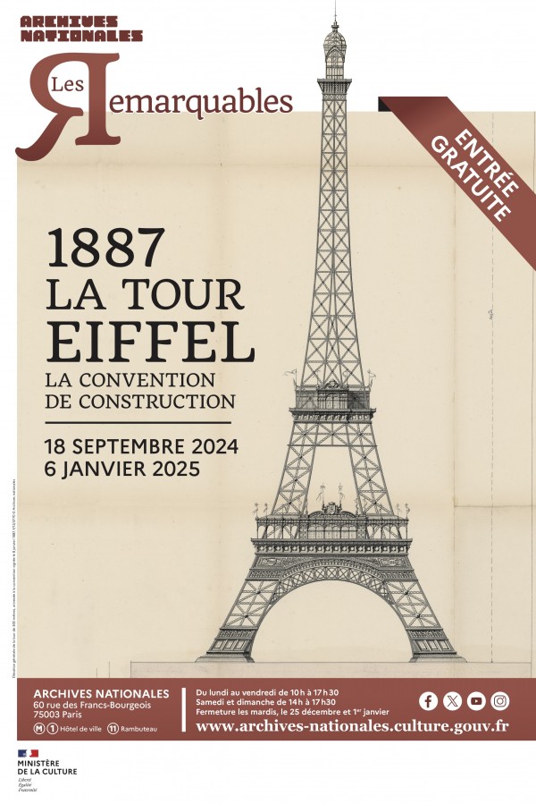 1887. La tour Eiffel, La convention de construction 1