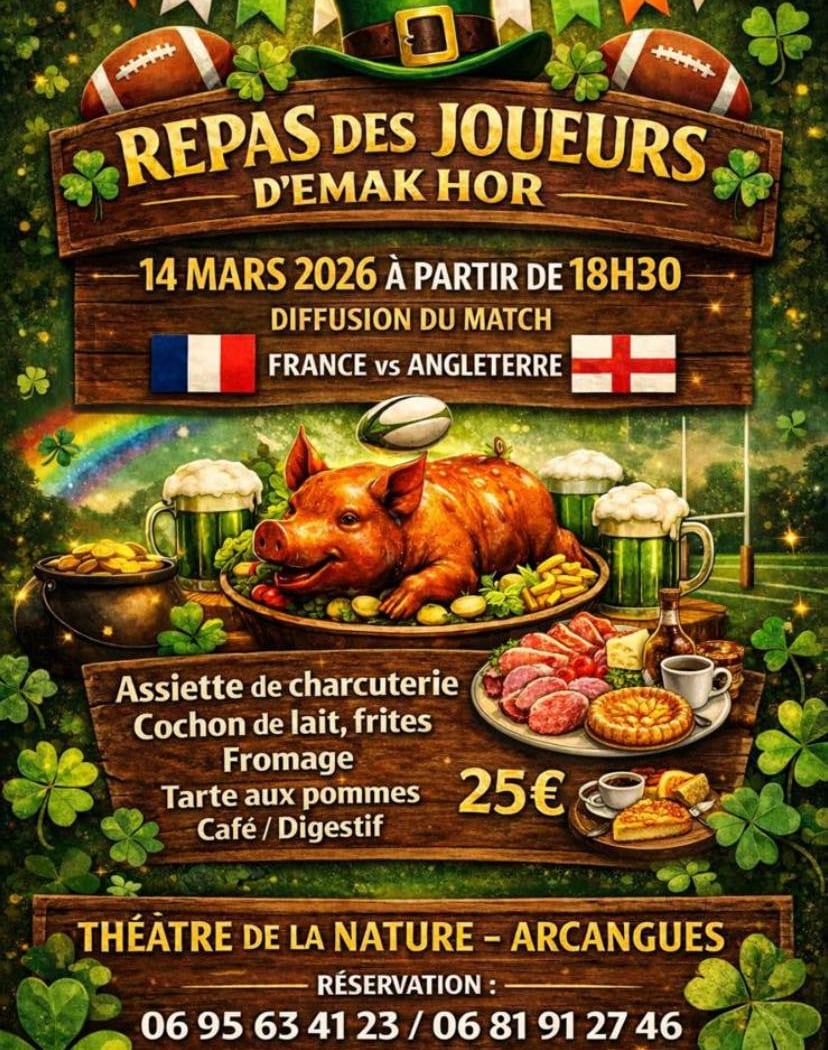 Repas des joueurs d'Emak Hor 1