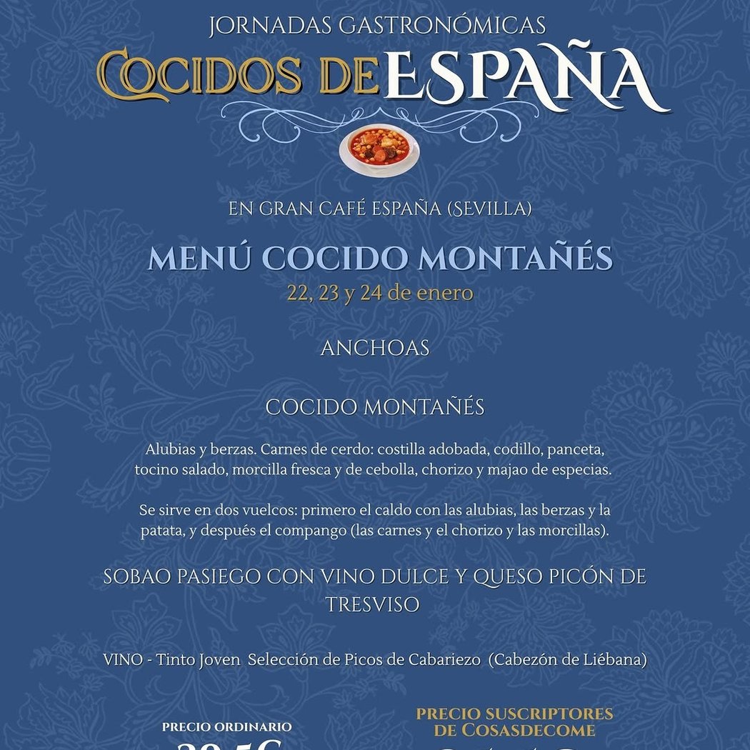Jornadas Gastronómicas Cocidos de España 1