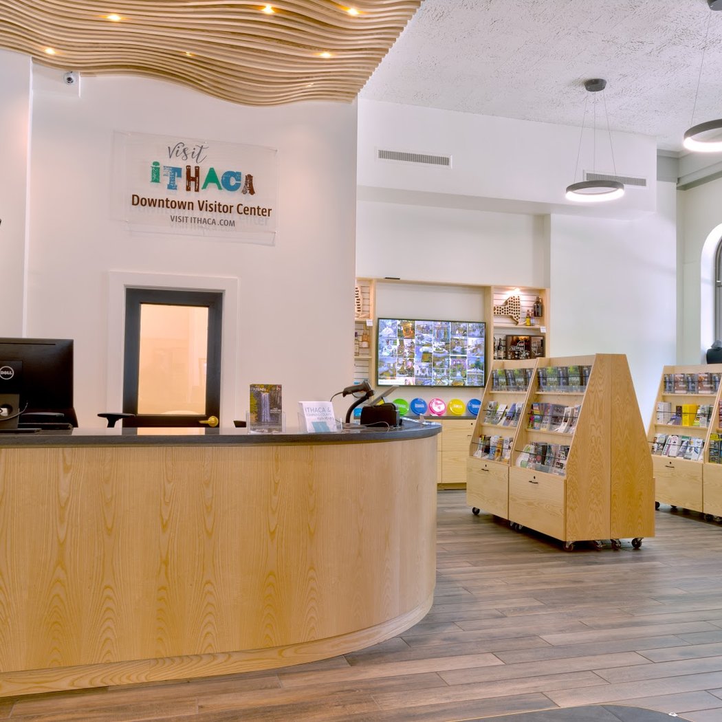 Visit Ithaca's Downtown Visitor Center at the Tompkins Center for History & Culture 1