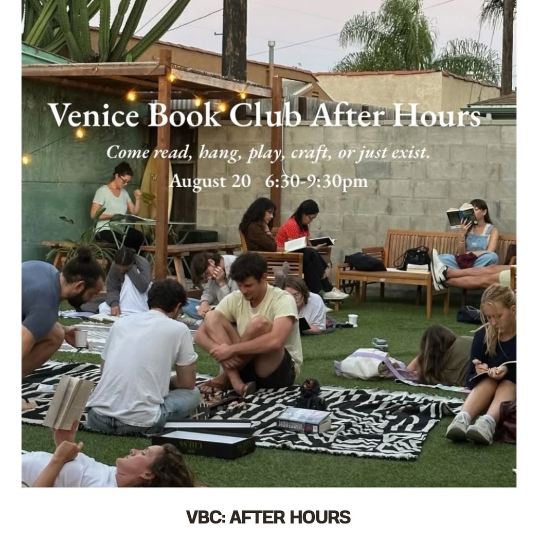 Venice Book Club After Hours 1