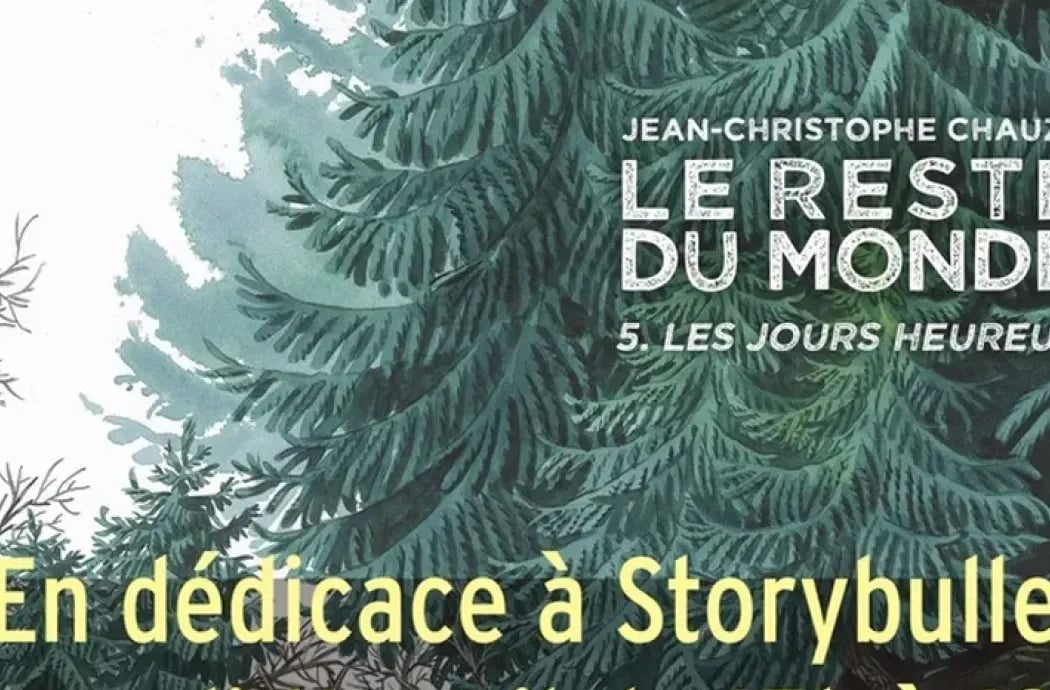 Jean-Christophe Chauzy dédicace "Le Reste du Monde t.5" 1