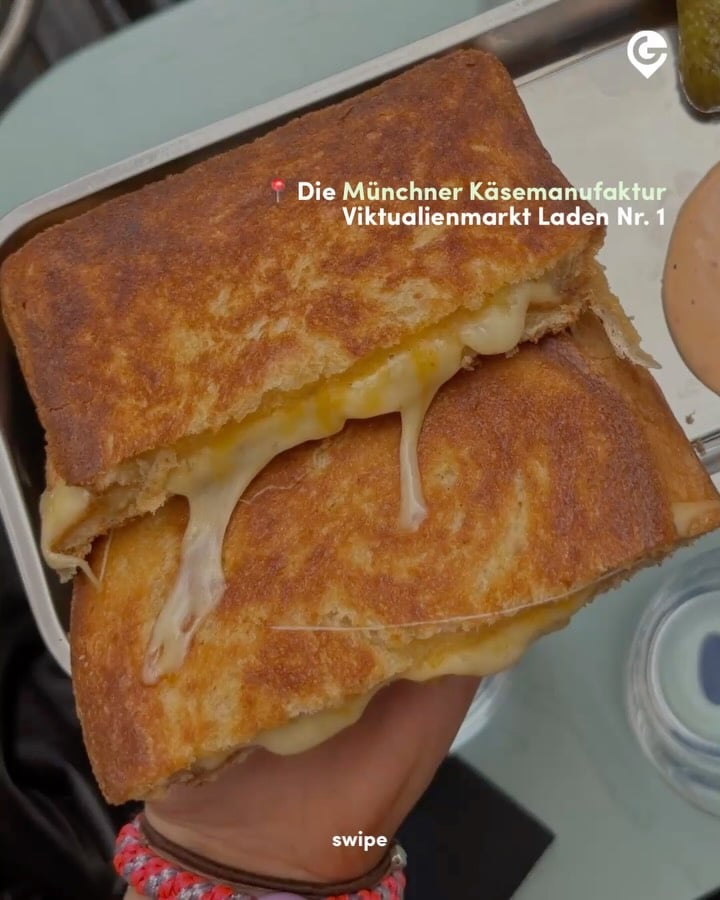 Münchner Käse Manufaktur am Viktualienmarkt & Grilled Cheese Sandwich