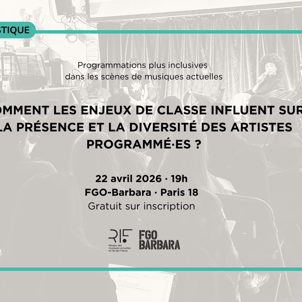 Cycle De Rencontres du Rif : Comment les enjeux de classe influent sur la présence et la diversité des artistes programmé·es ? 1