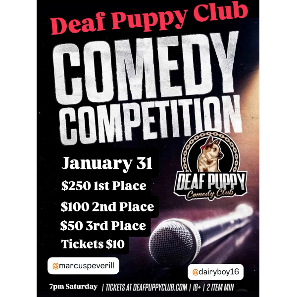 Deaf Puppy Comedy Competition 1
