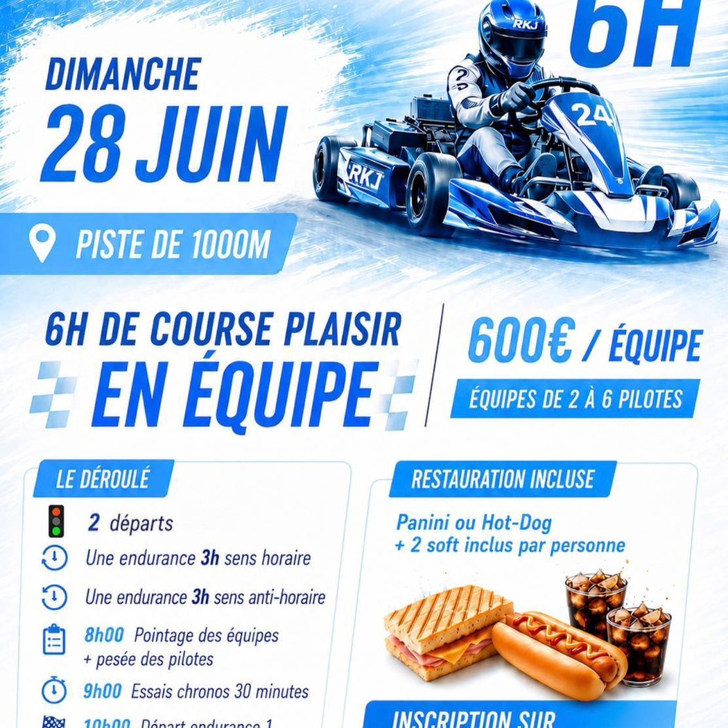 Course d’endurance 6H00
