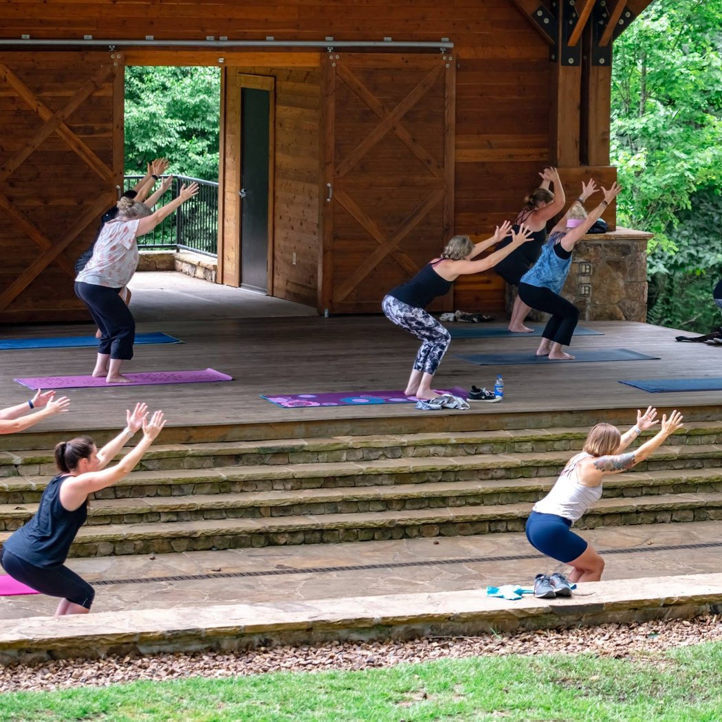 Anne Springs Close Greenway Yoga 2