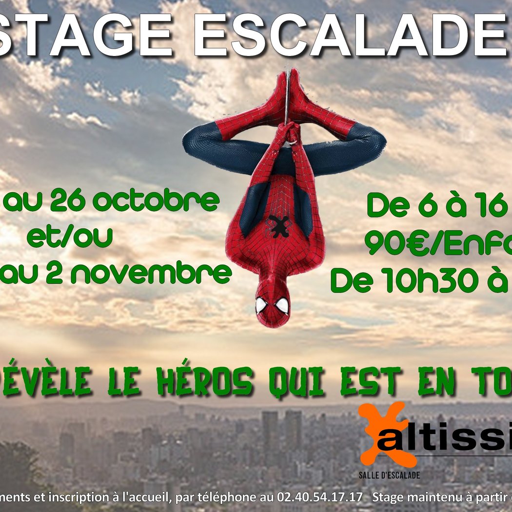 Stage d’escalade enfants 2