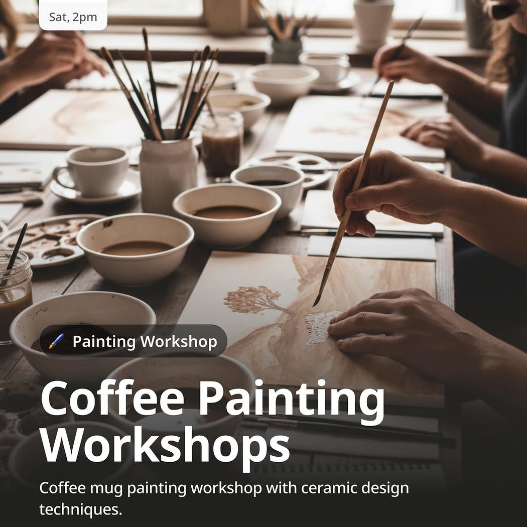 Coffee Painting Workshop 1