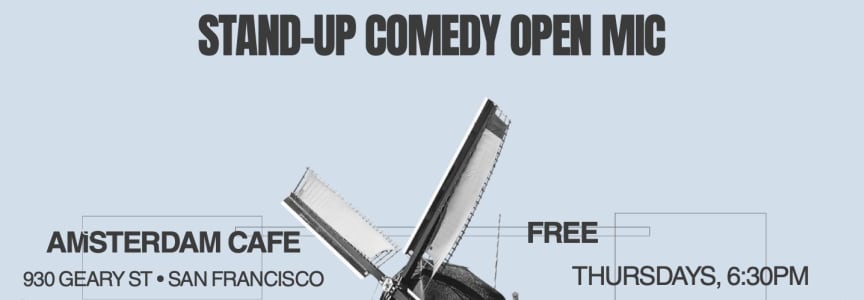 Amsterdam Cafe Stand-Up Comedy Thursdays