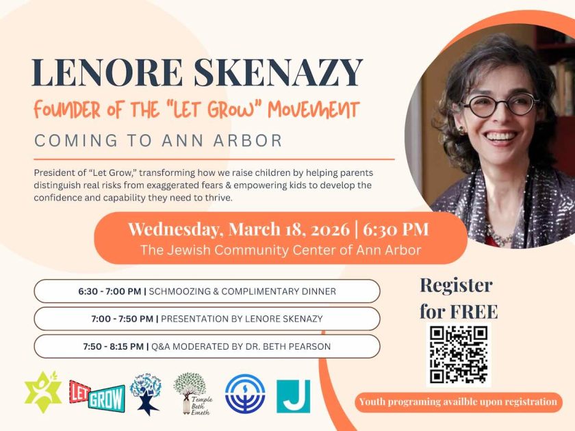 An Evening with Lenore Skenazy - Founder of Let Grow 1