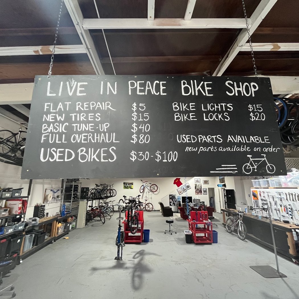 Live In Peace Bike Shop 3
