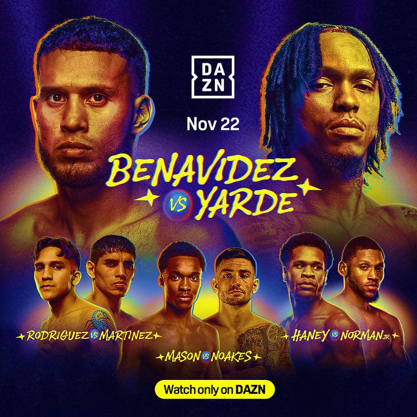 11.22 Boxing: Benavidez vs Yarde 1