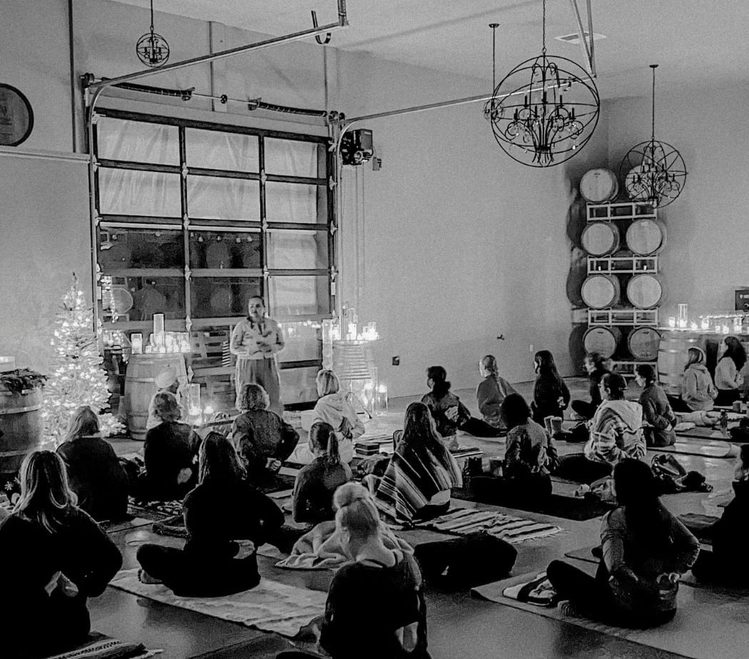 Yin Yoga in the Barrel Room with Joya 2