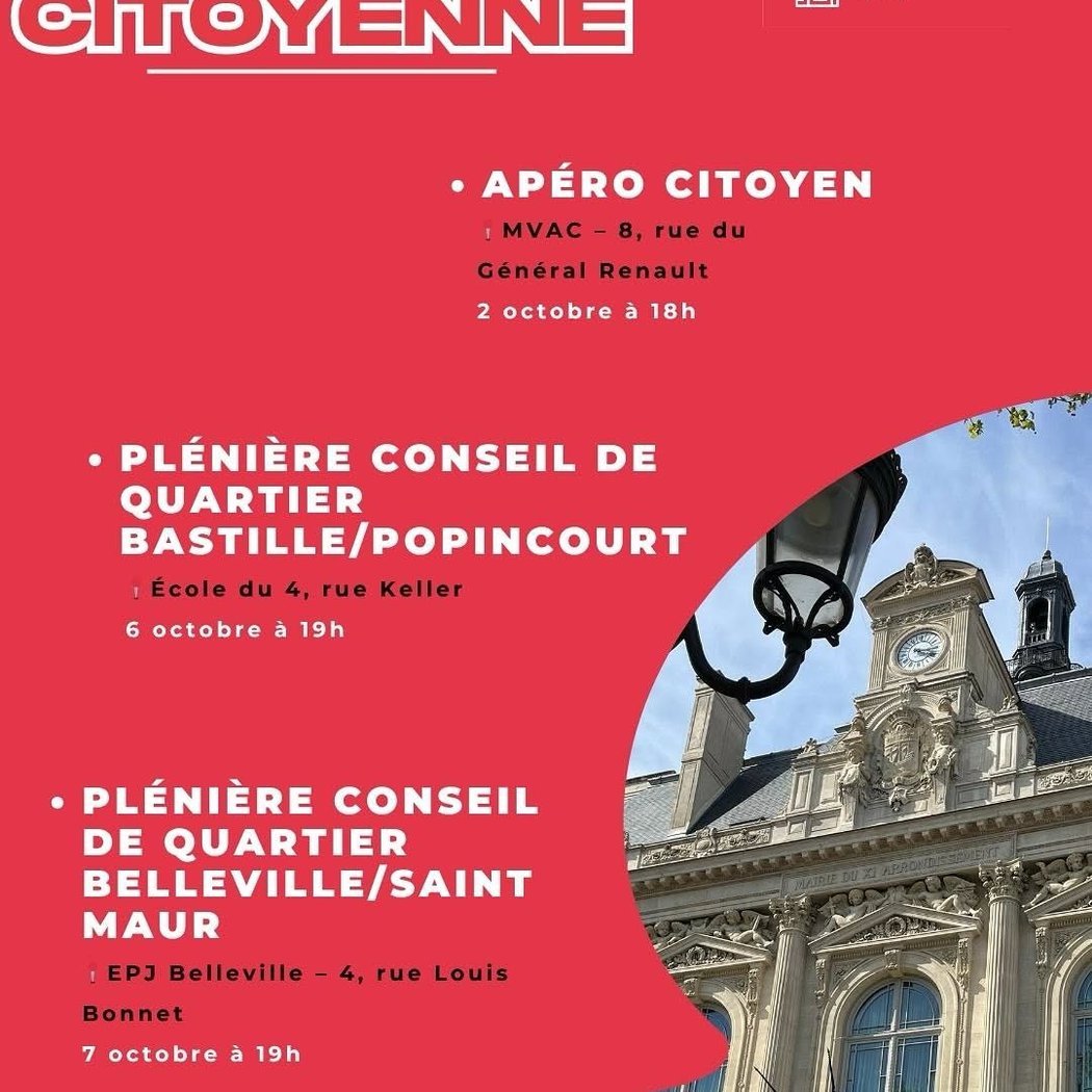 PLÉNIÈRE CONSEIL DE QUARTIER BASTILLE/POPINCOURT 2