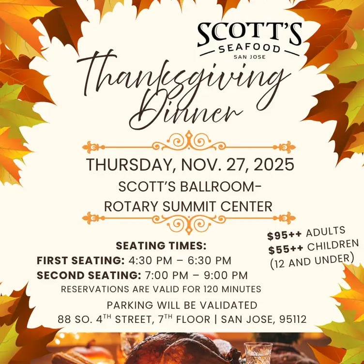 Thanksgiving Celebration at Scott’s Seafood 1