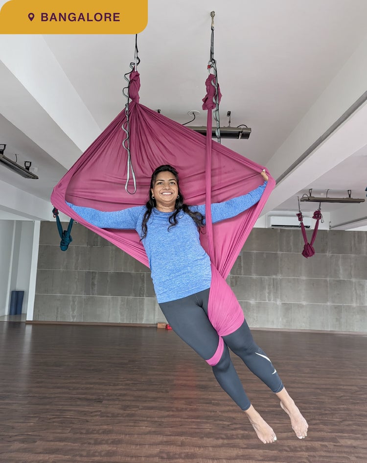 Aerial Yoga Experience for Beginners 2