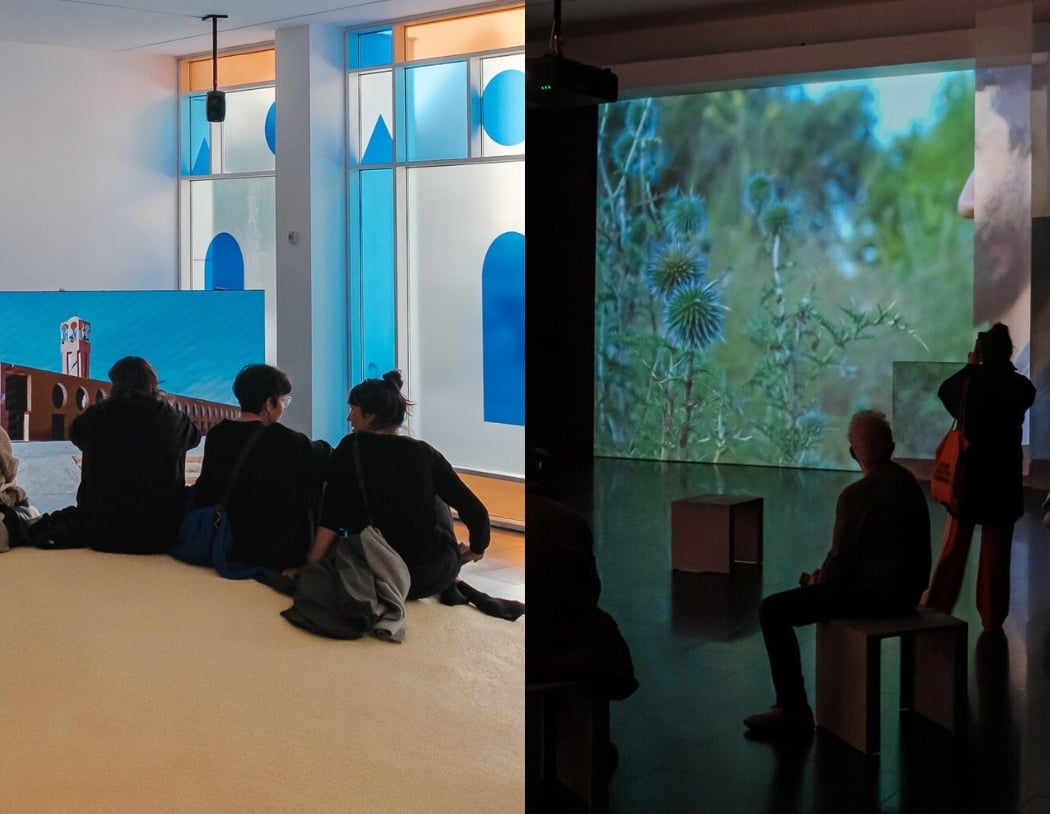 Guided visits to Basel Abbas and Ruanne Abou-Rahme. Prisoners of Love and to Anna Moreno. The Third Twist