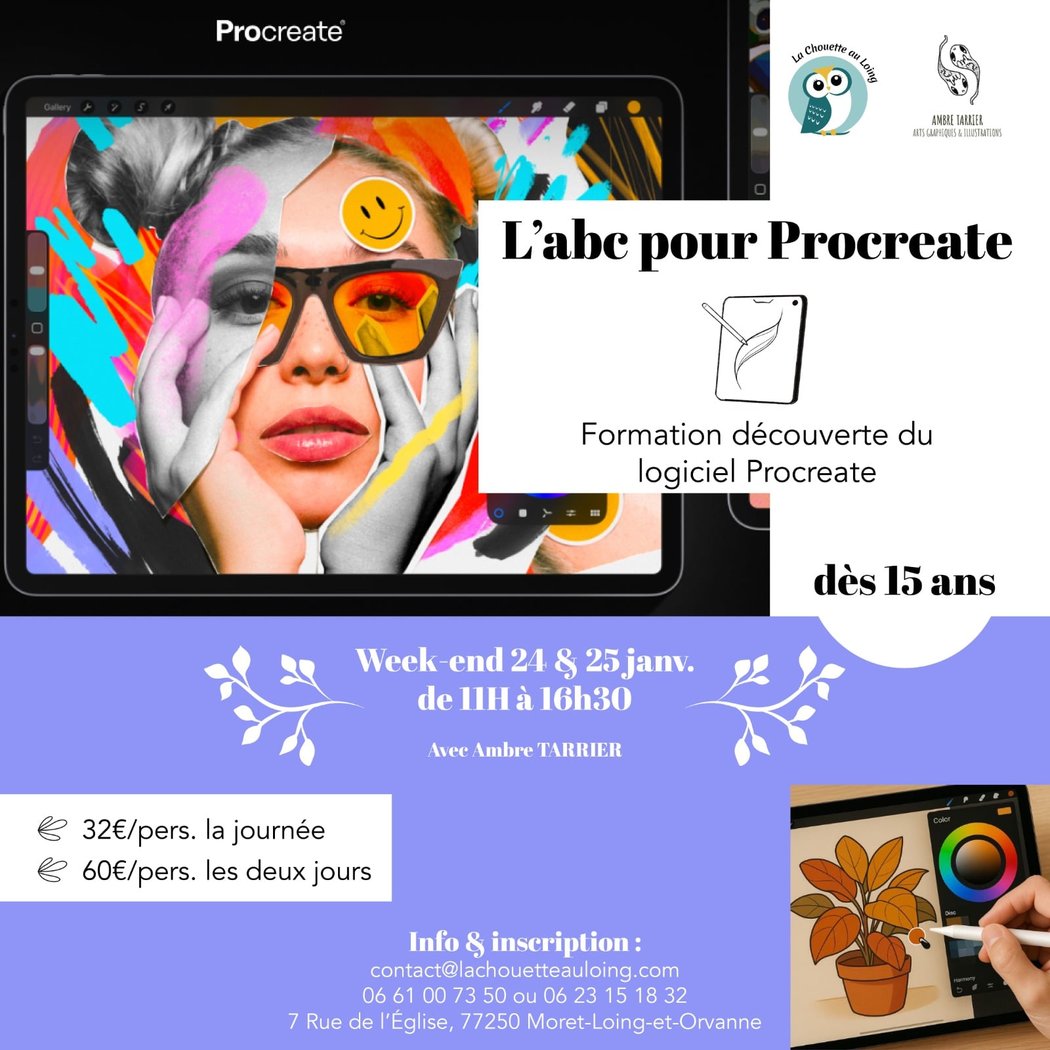 Stage découverte PROCREATE, avec Ambre 1