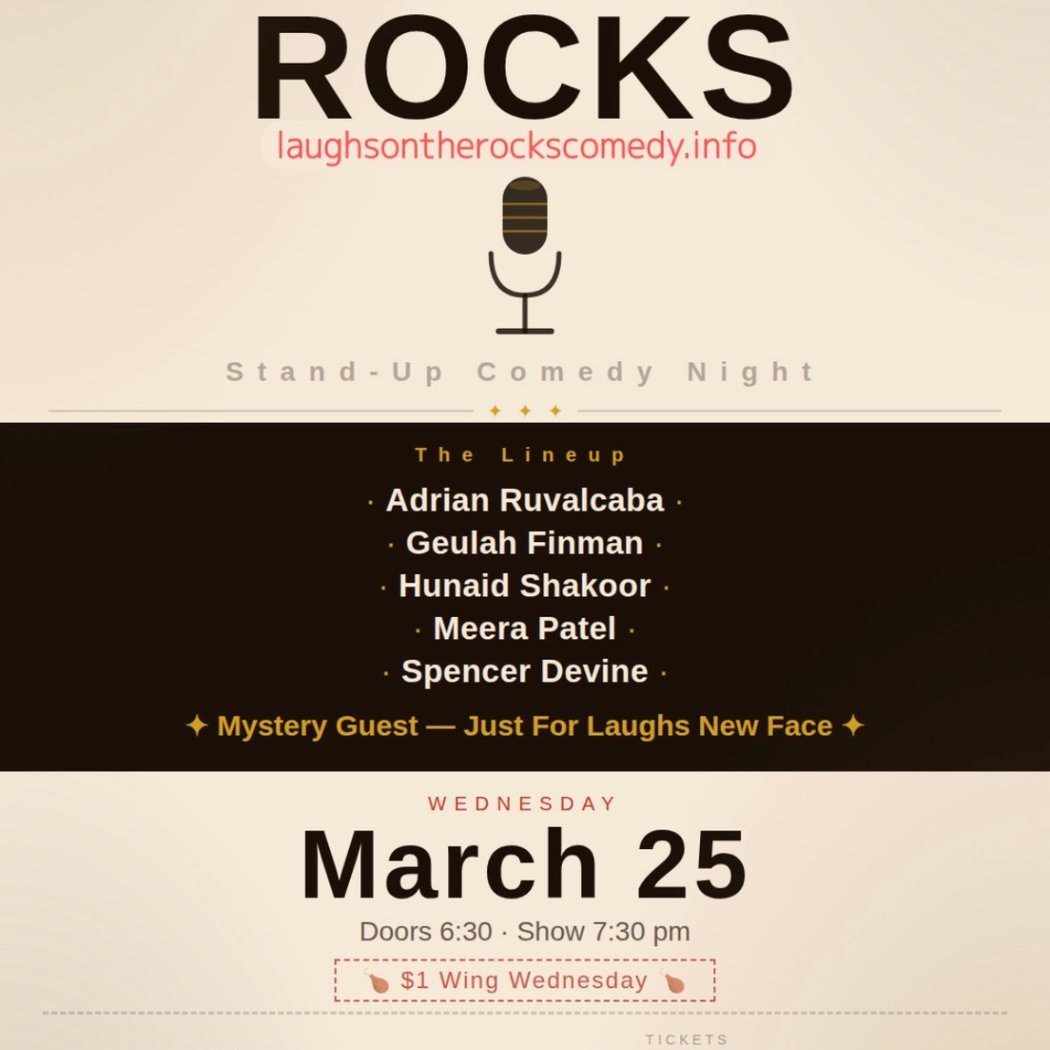 Comedy Night Laughs on the Rocks 1