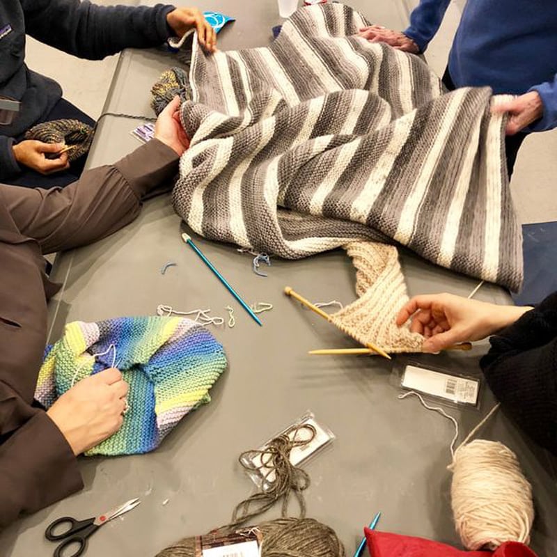 Assisted Knitting Open Studio