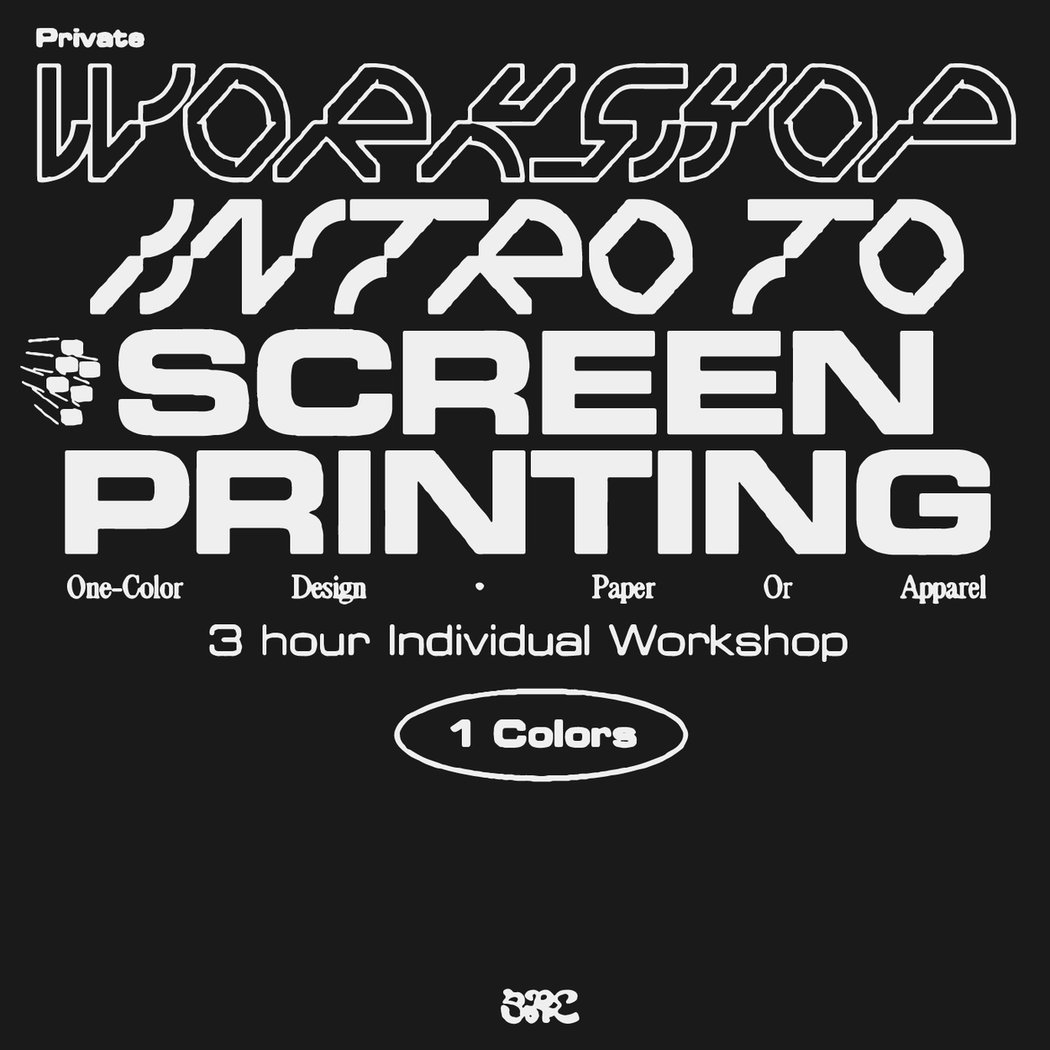 Private Workshop Intro to Screen Printing 1
