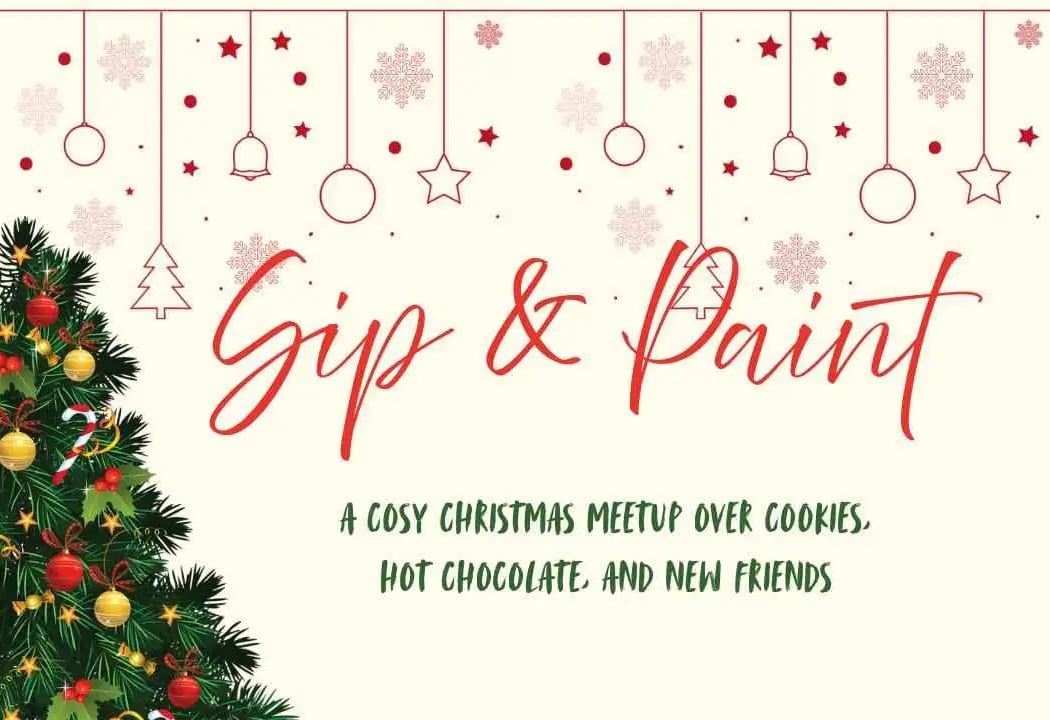 Christmas Paint & Sip 1