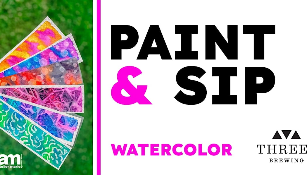 Watercolor at Threes Brewing 1