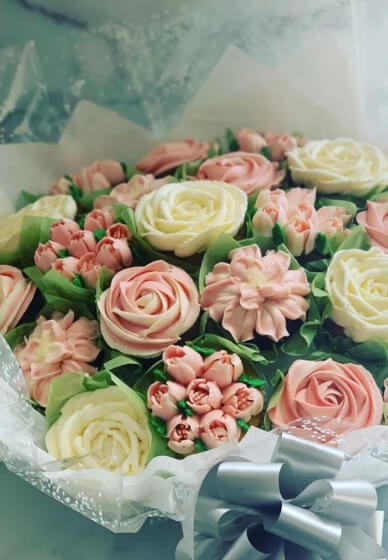 Flower Bouquet Cupcake Class 1