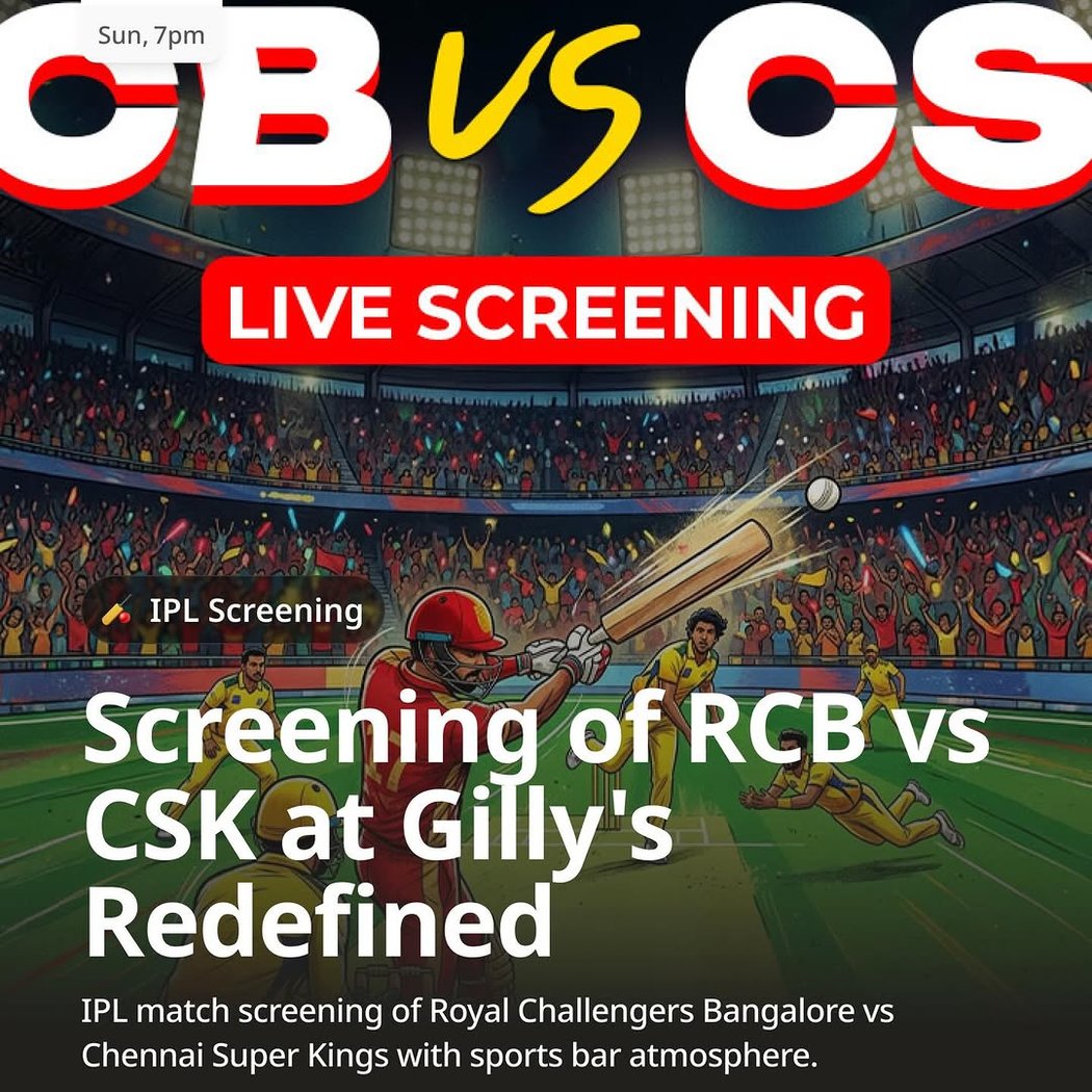RCB vs CSK Live Screening 1