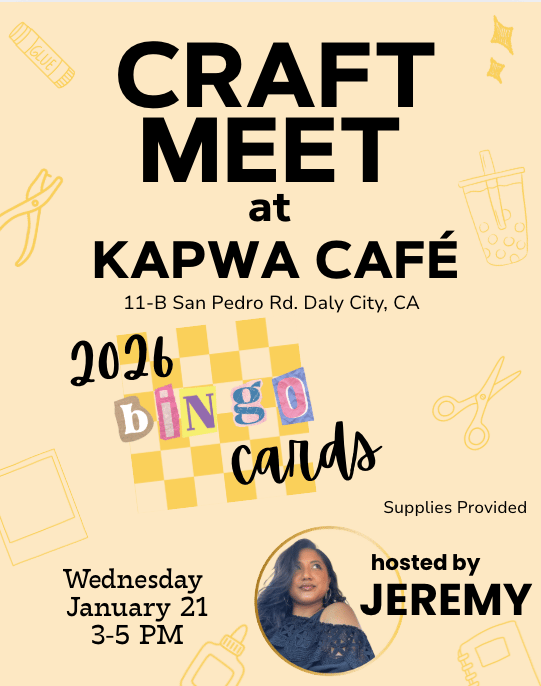 Craft Meet: 2026 Bingo Cards 1