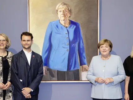 Das Porträt der Bundeskanzlerin