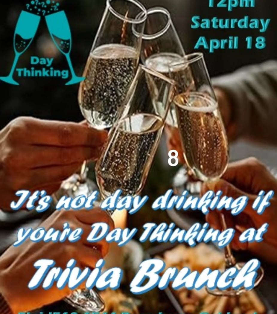 4 rounds of trivia, TBD rounds of champagne 1