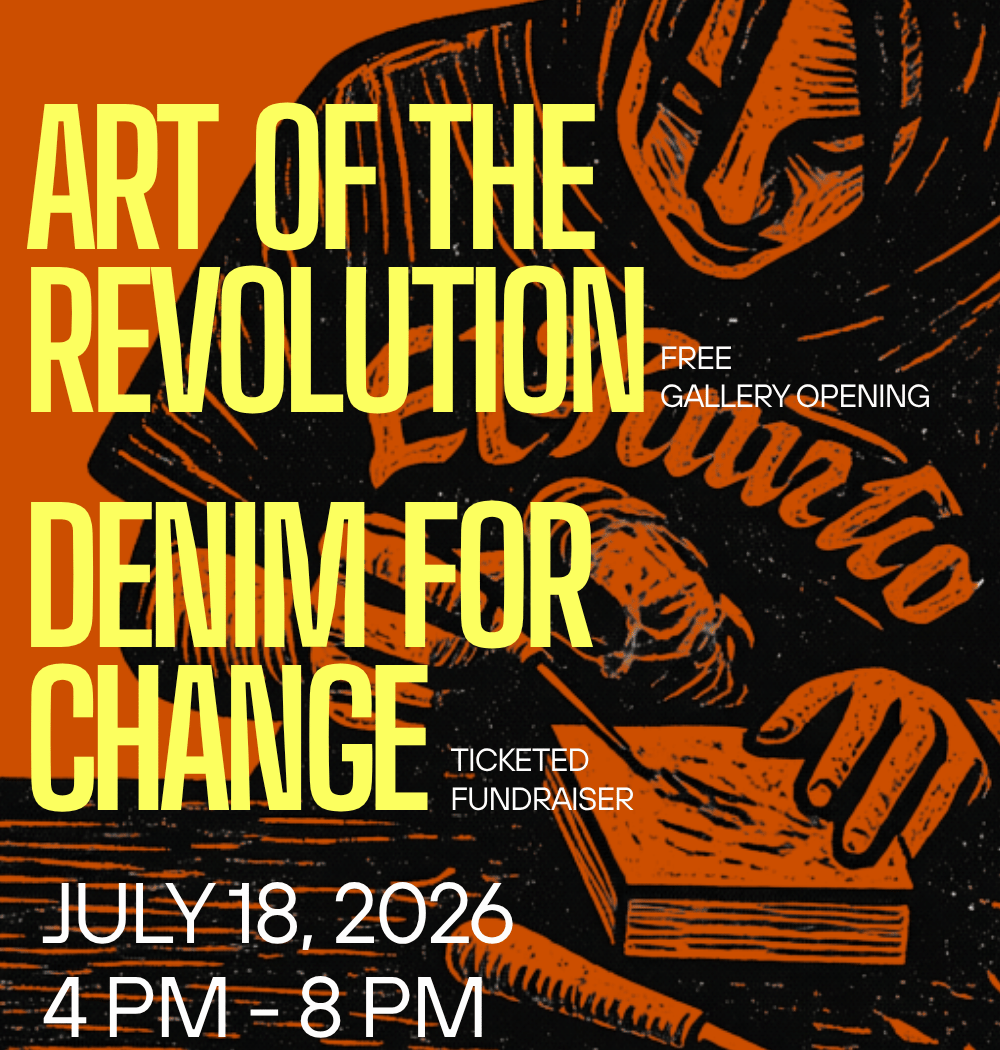 Denim for Change & Art of the Revolution Opening 1