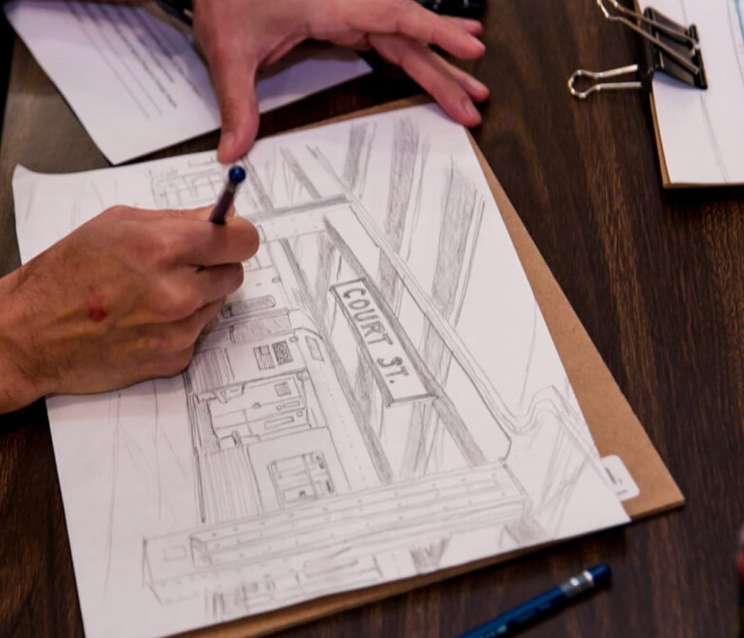 Subway Sketch and Sip 1