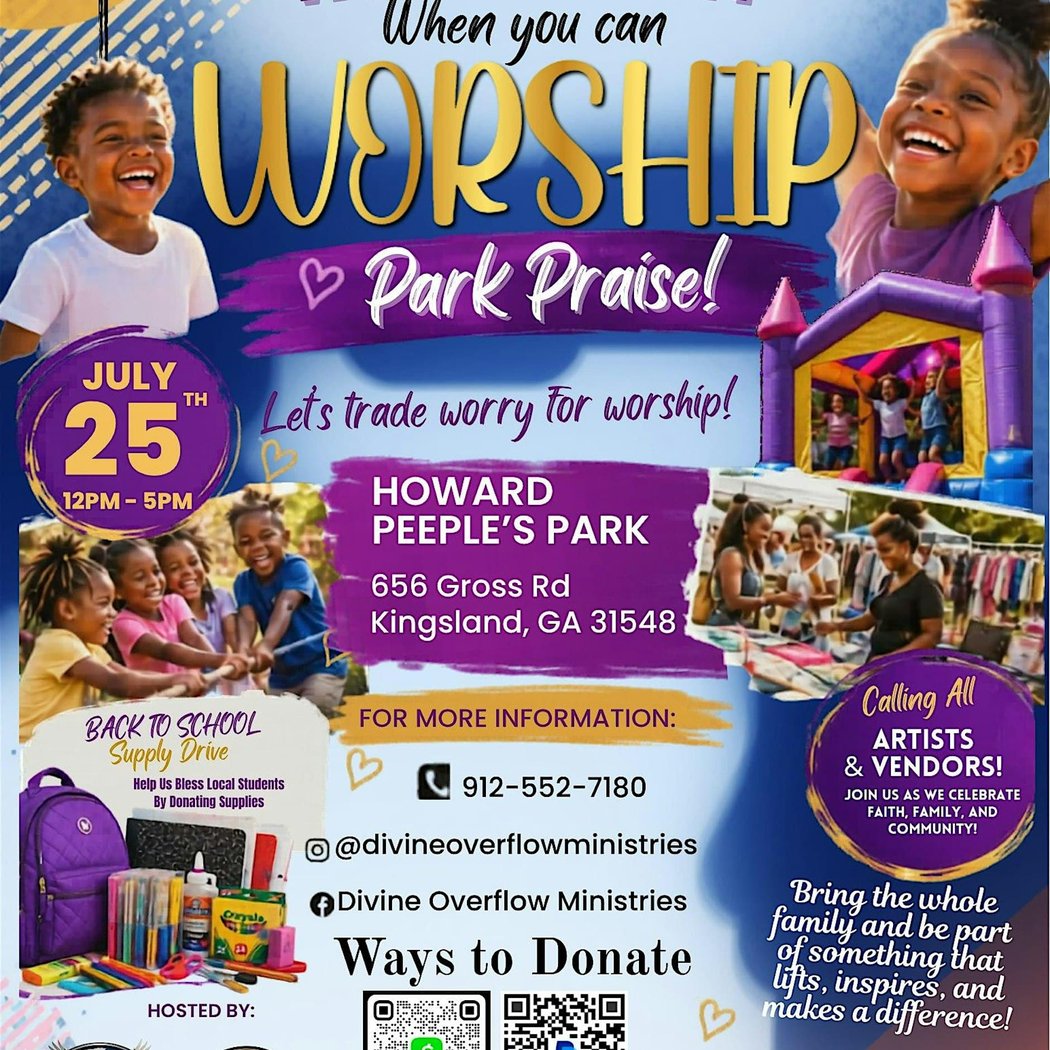 Park Praise & Back-to-School Drive 2026 1
