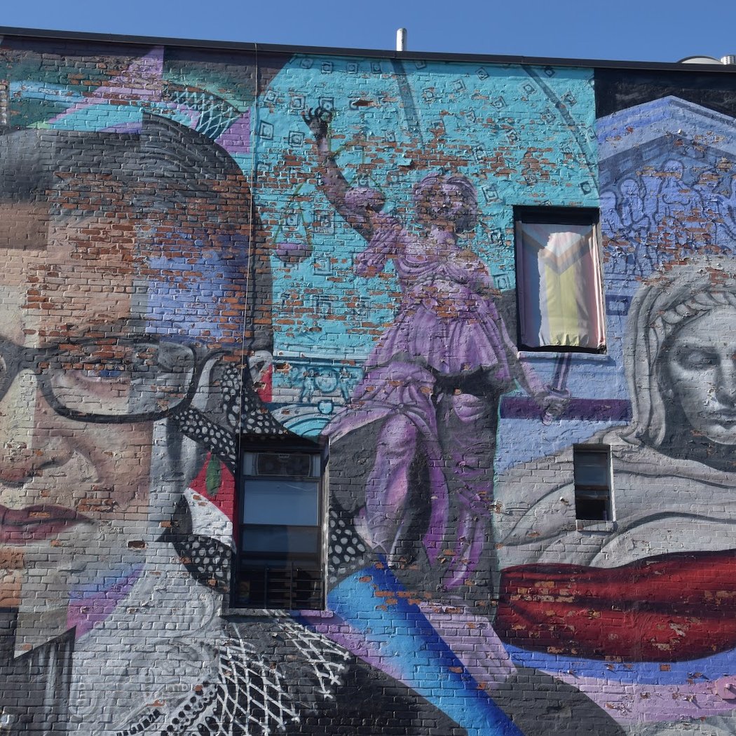 RBG mural by @ellestreetart 1