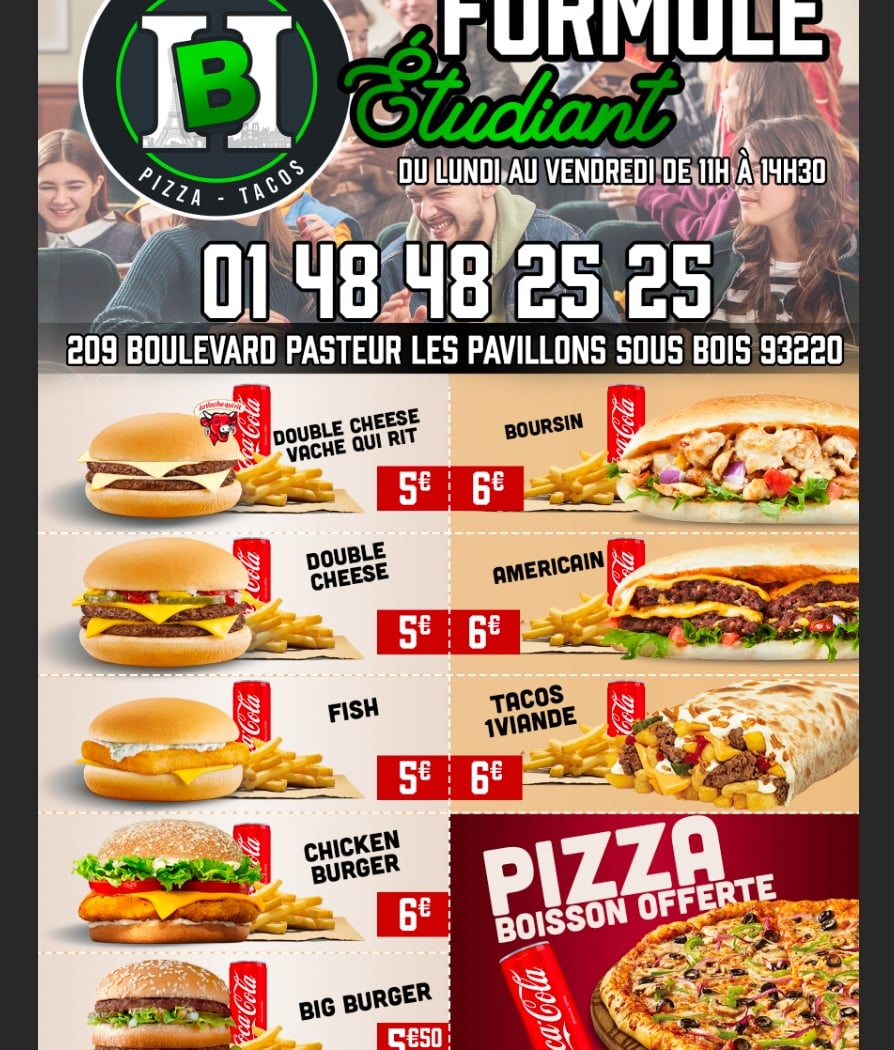 H BURGER & PIZZA PAVILLONS-SOUS-BOIS 1