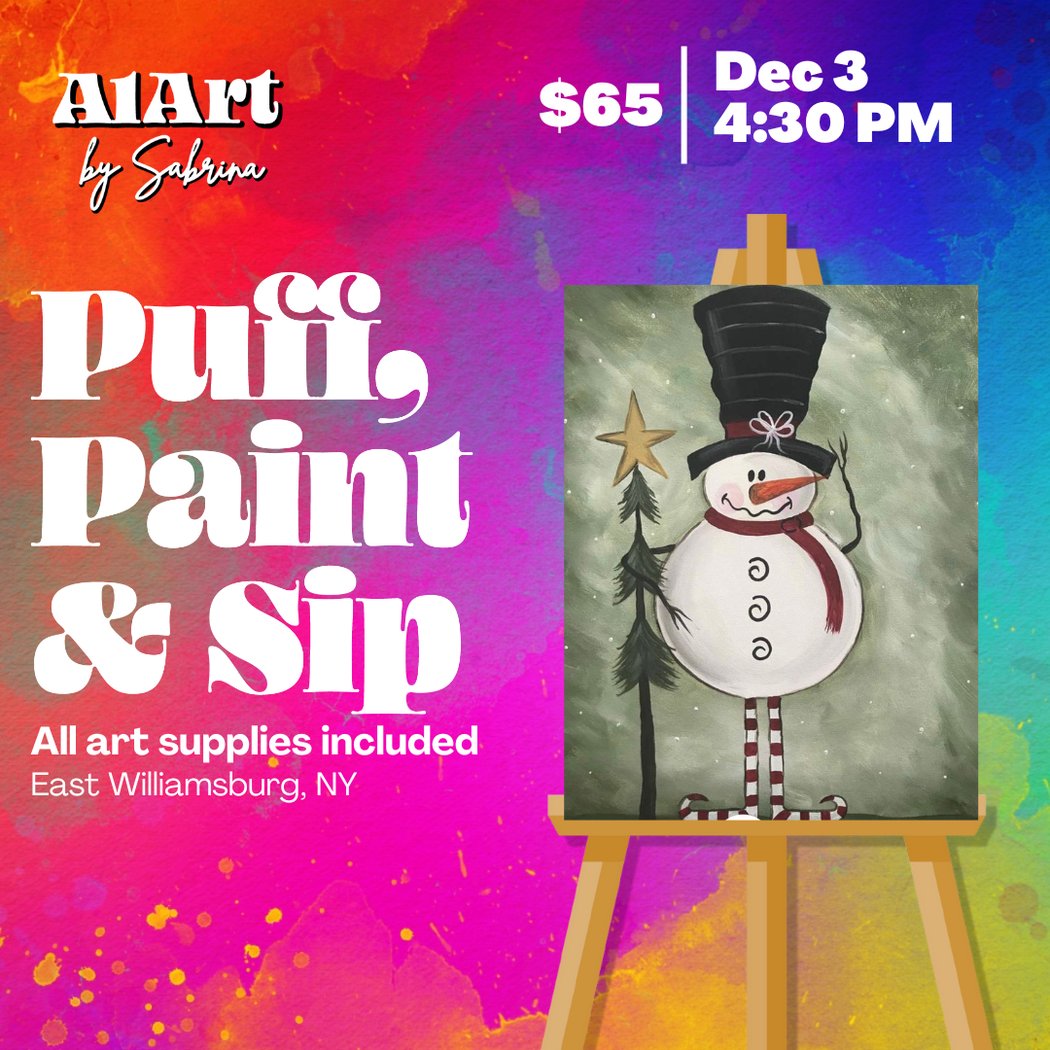 Puff, Paint and Sip Art Studio 1
