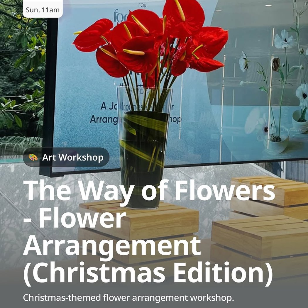 Flower Arrangement Experience - Christmas Edit 1