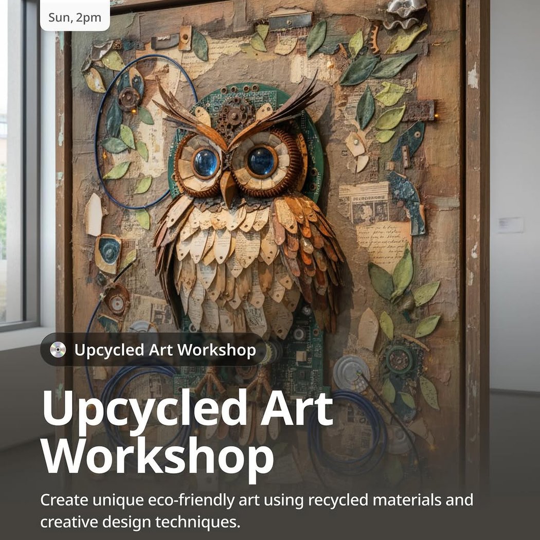 Upcycled Art Workshop 1