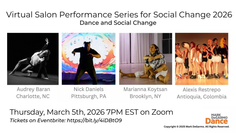 Virtual Salon Performance Series for Social Change 1