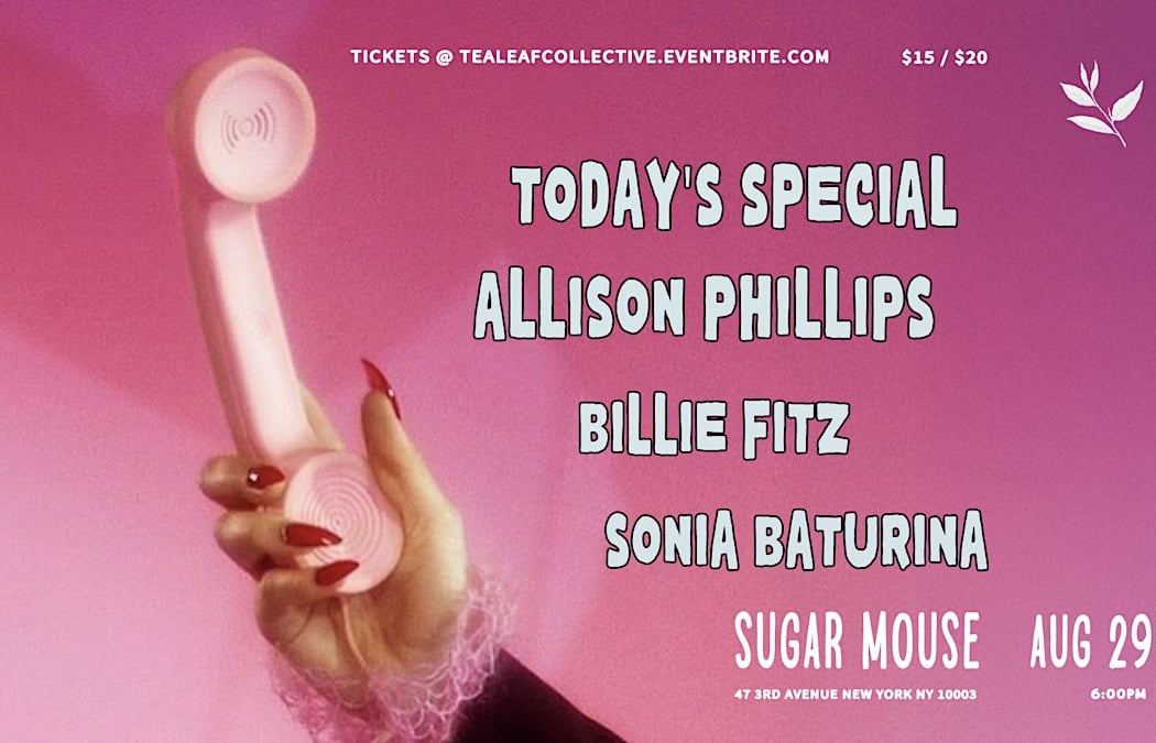 Today's Special / Allison Phillips / Billie Fitz / Sonia Baturina