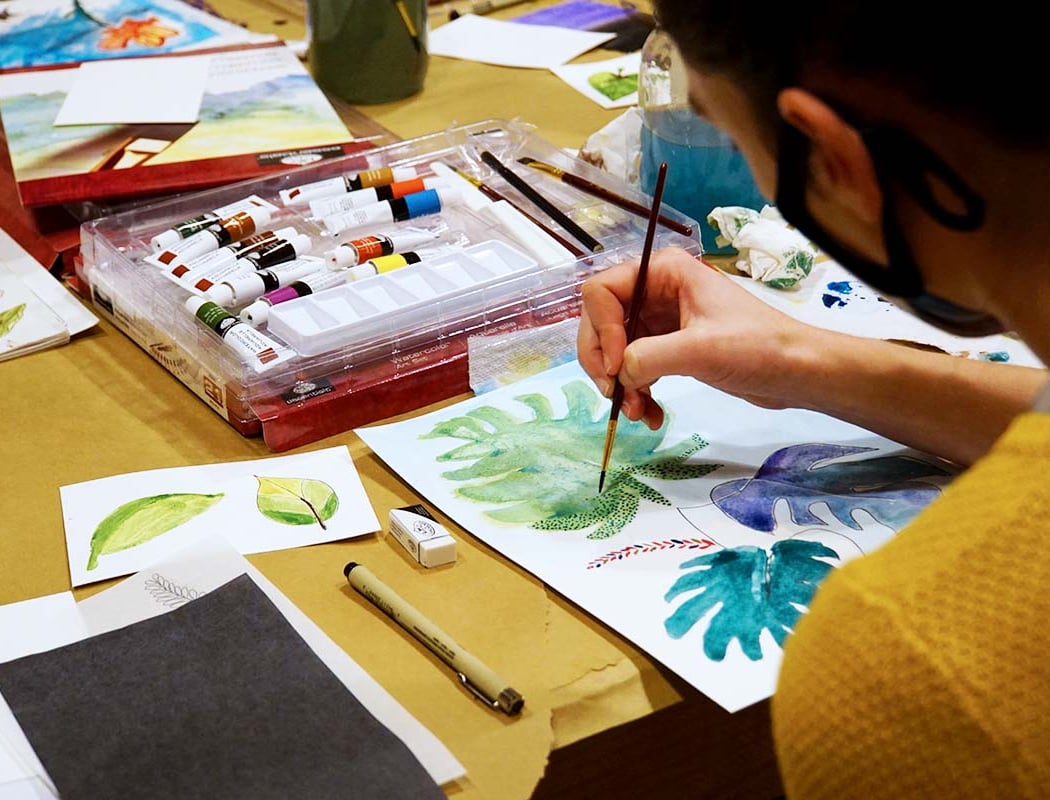 Beginner’s Watercolor: Florals and Botanicals 1